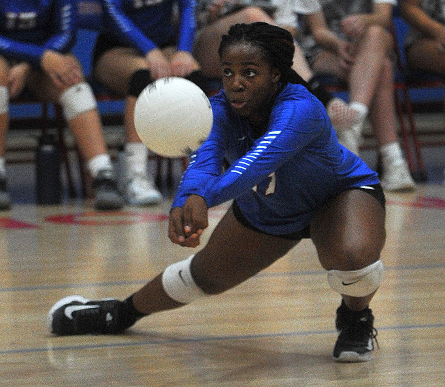 Moline at Davenport Central volleyball